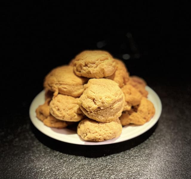 A batch of Festive Fall Cookies. 