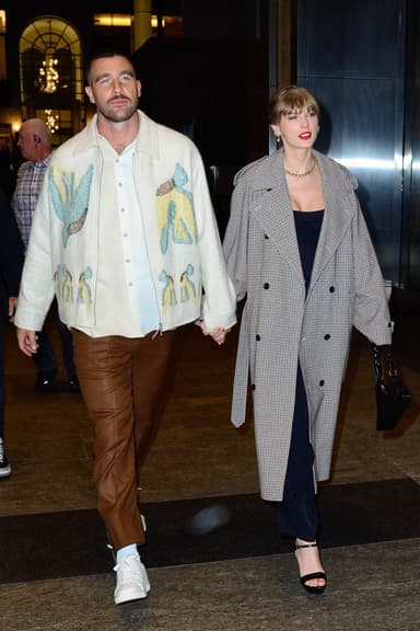 Taylor Swift seen with Travis Kelce